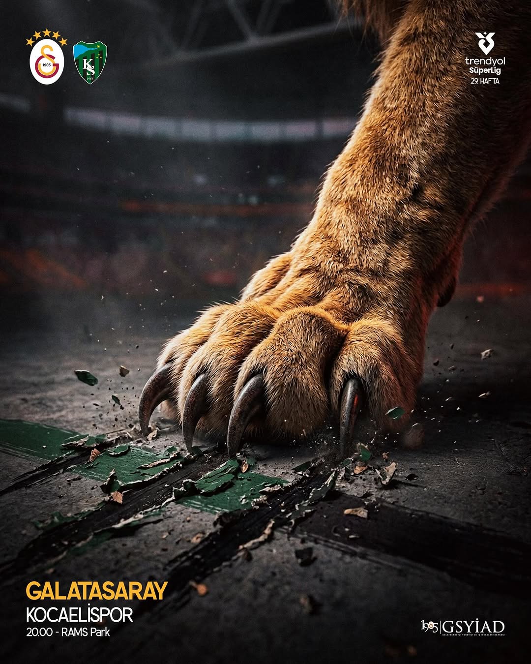 Trendyol Süper Lig’in 29. haftasında Kocaelispor ile karşılaşacak olan GALATASARAY’ımıza başarılar dileriz! 💛❤️

#BugünGünlerdenGALATASARAY